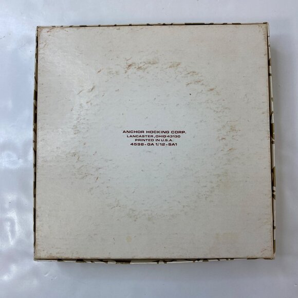 Anchor Hocking Wexford Divided Glass Round Divided Relish 8.5" Dish Vintage - Picture 6 of 9